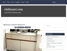 Tablet Screenshot of cfallonart.com
